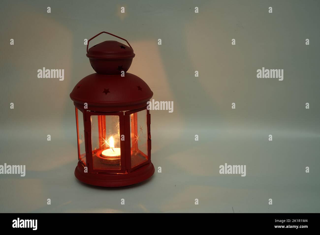 incense burner censer with smoke and white background.Ornamental Arabic