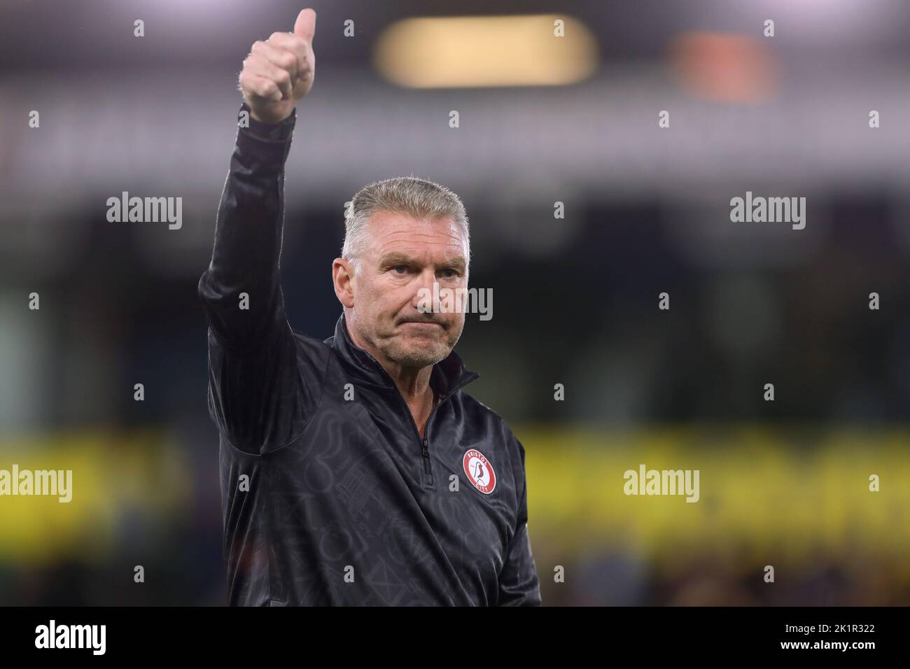 Manager of Bristol City, Nigel Pearson - Norwich City v Bristol City, Sky Bet Championship, Carrow Road, Norwich, UK - 14th September 2022  Editorial Use Only - DataCo restrictions apply Stock Photo