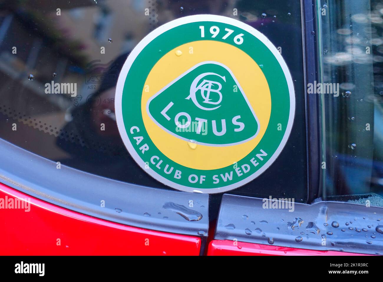 Lotus vehicle, 1976 Car Club of Sweden Stock Photo