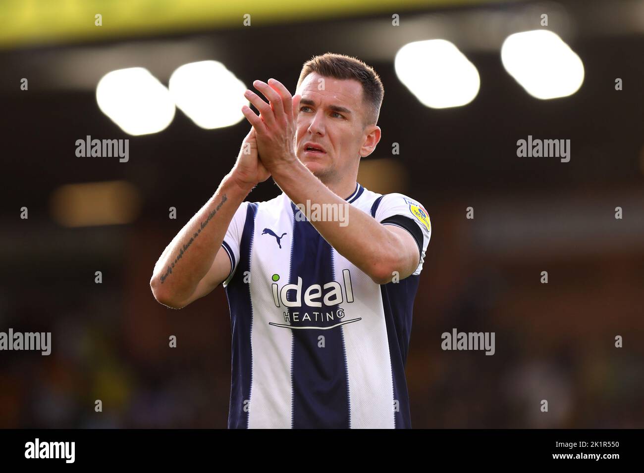 Jed Wallace of West Bromwich Albion - Norwich City v West Bromwich Albion, Sky Bet Championship, Carrow Road, Norwich, UK - 17th September 2022  Editorial Use Only - DataCo restrictions apply Stock Photo