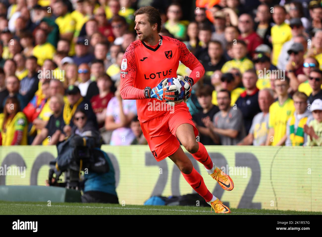 Tim Krul of Norwich City - Norwich City v West Bromwich Albion, Sky Bet Championship, Carrow Road, Norwich, UK - 17th September 2022  Editorial Use Only - DataCo restrictions apply Stock Photo