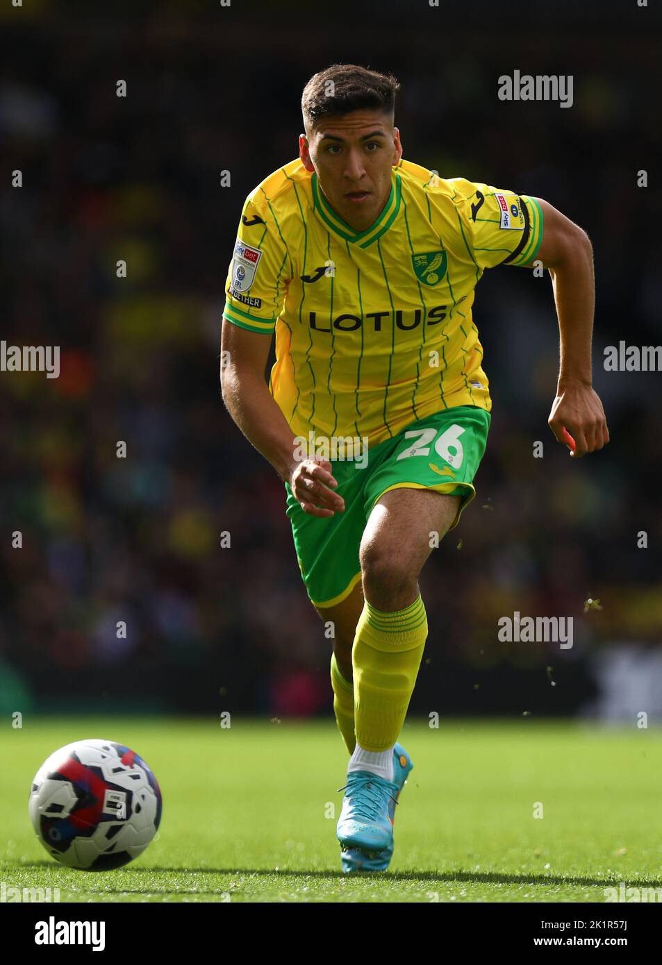 Marcelino Nunez of Norwich City - Norwich City v West Bromwich Albion, Sky Bet Championship, Carrow Road, Norwich, UK - 17th September 2022  Editorial Use Only - DataCo restrictions apply Stock Photo