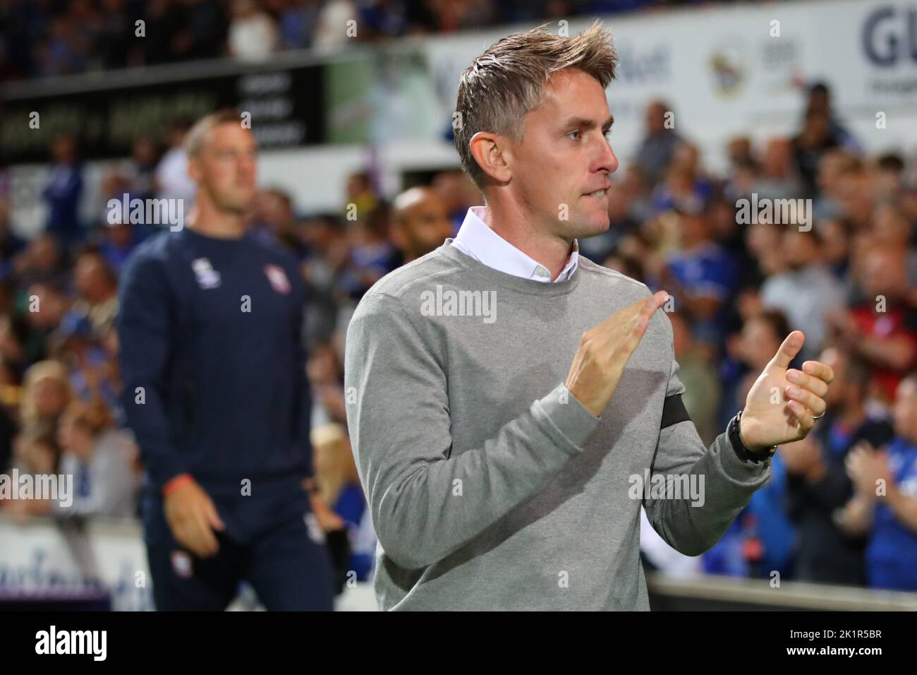 Manager of Ipswich Town, Kieran McKenna - Ipswich Town v Bristol Rovers, Sky Bet League One, Portman Road, Ipswich, UK - 13th September 2022  Editorial Use Only - DataCo restrictions apply Stock Photo