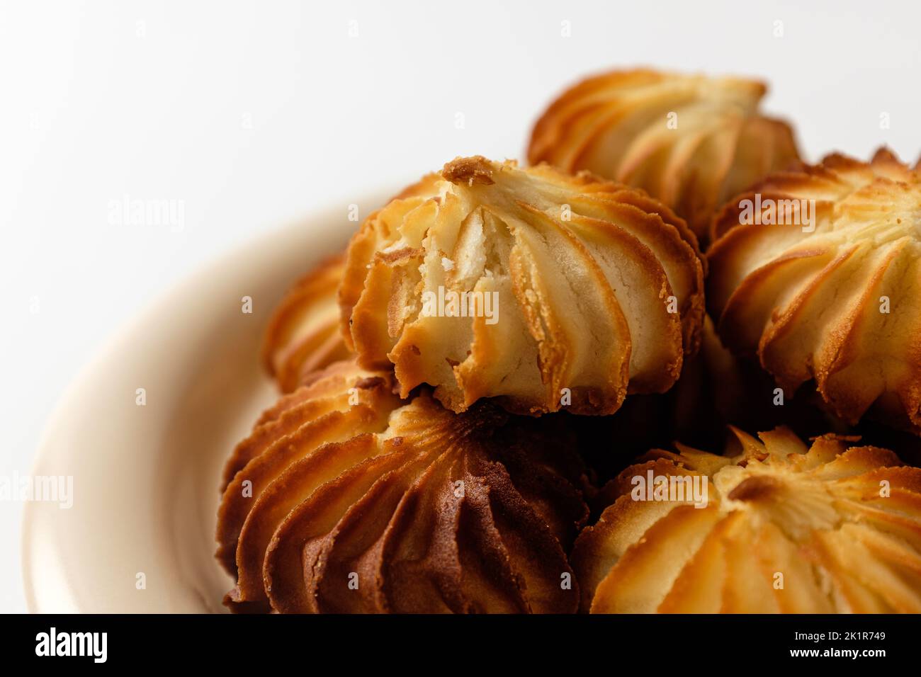 Japanese food culture. Dessert made with sweet filling. sweet and soft dessert Stock Photo
