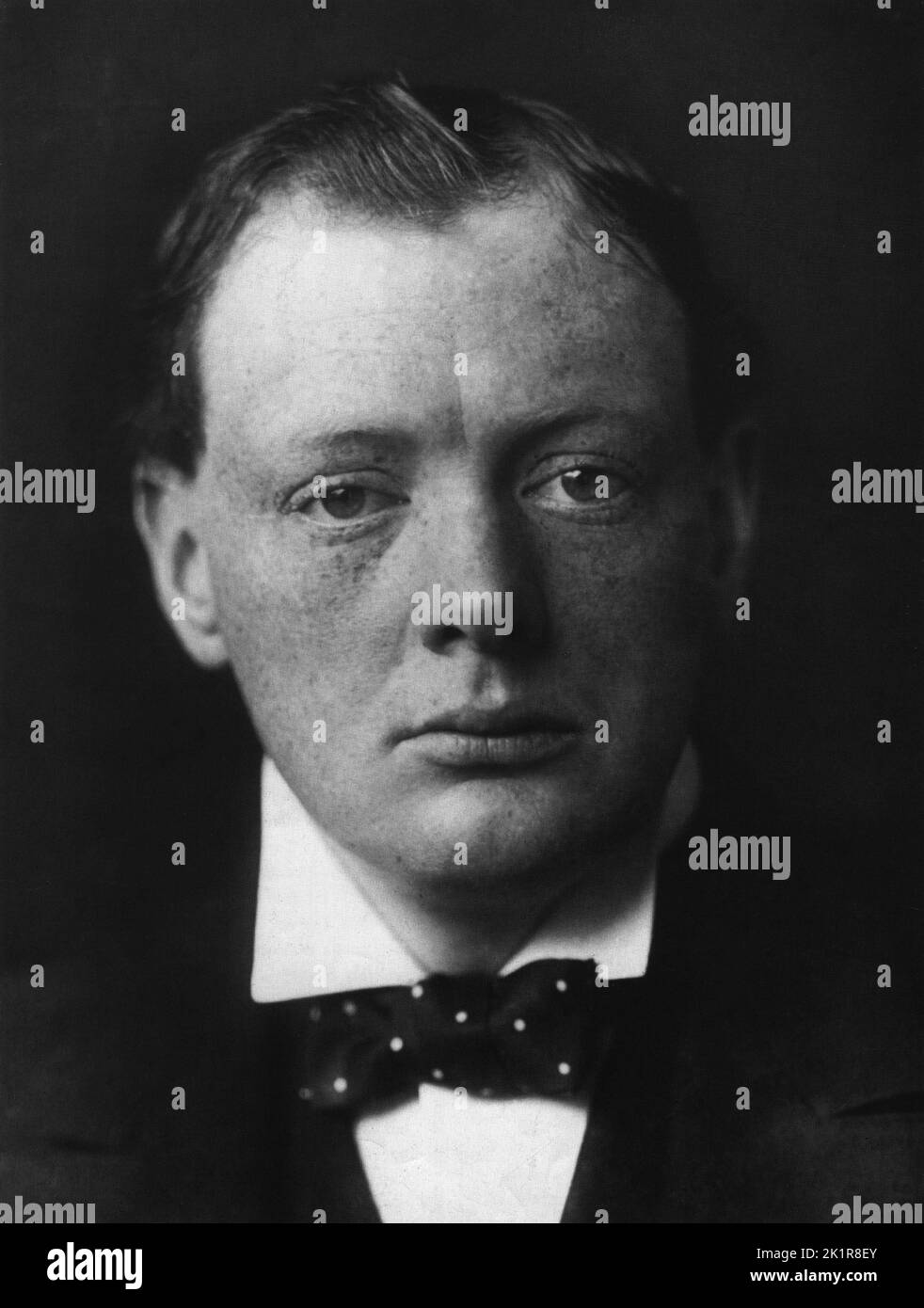Winston Churchill in 1904. Stock Photo