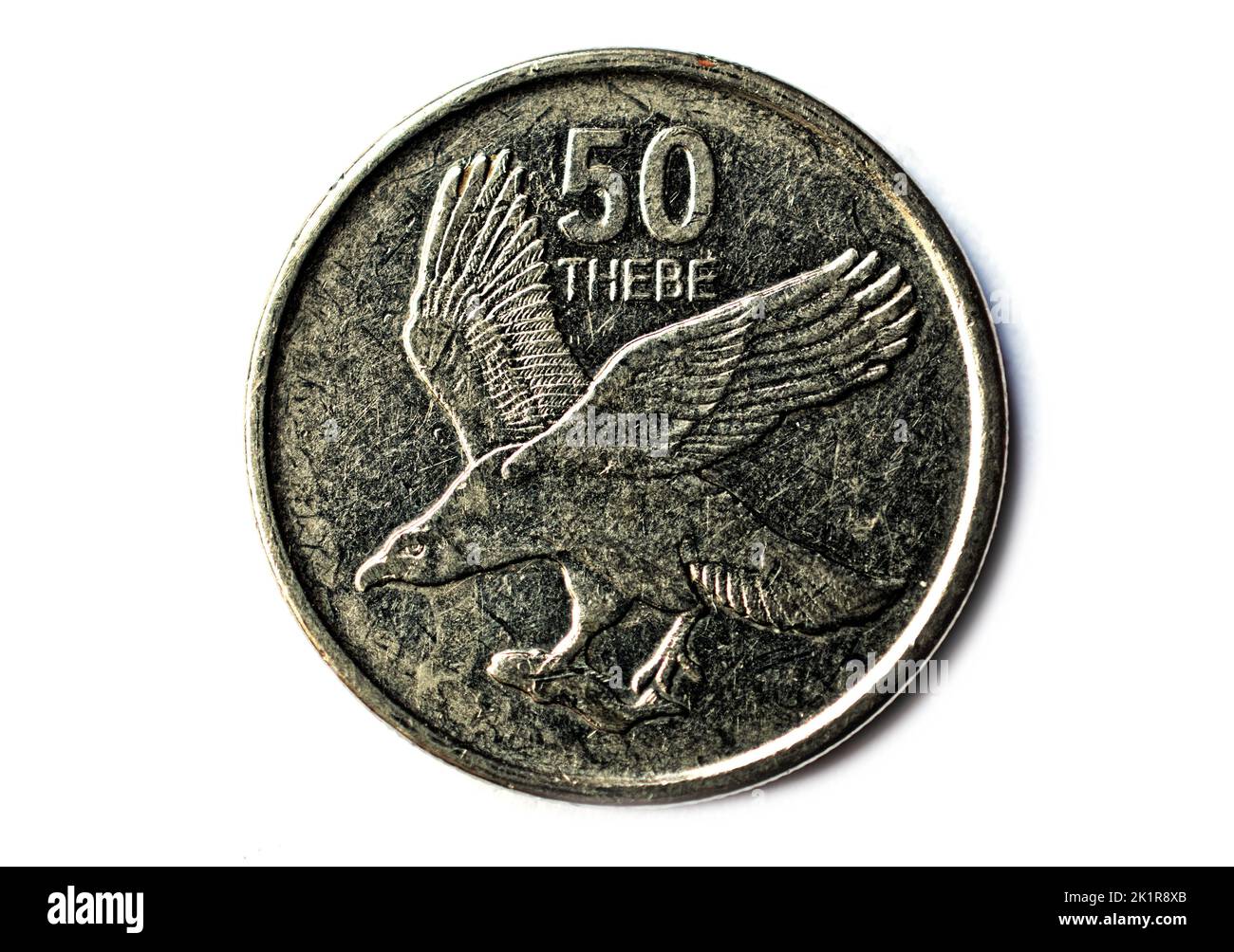 Photo coins Botswana,2013,  50 thebe, Stock Photo