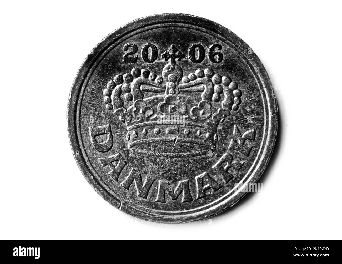 Photo coins Denmark, 2006,50 ore, Stock Photo
