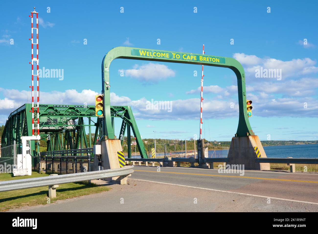 Arch all to Cape Breton Island as they cross the bridge over