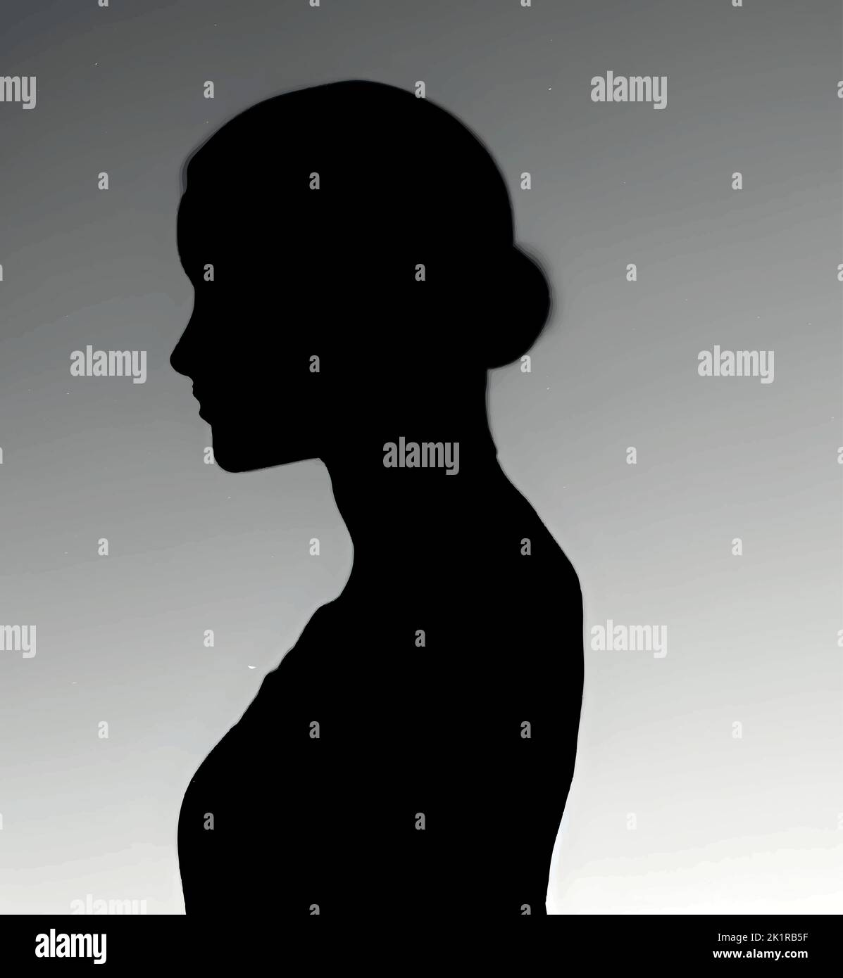 One man looking up silhouette white background Stock Vector Images - Alamy