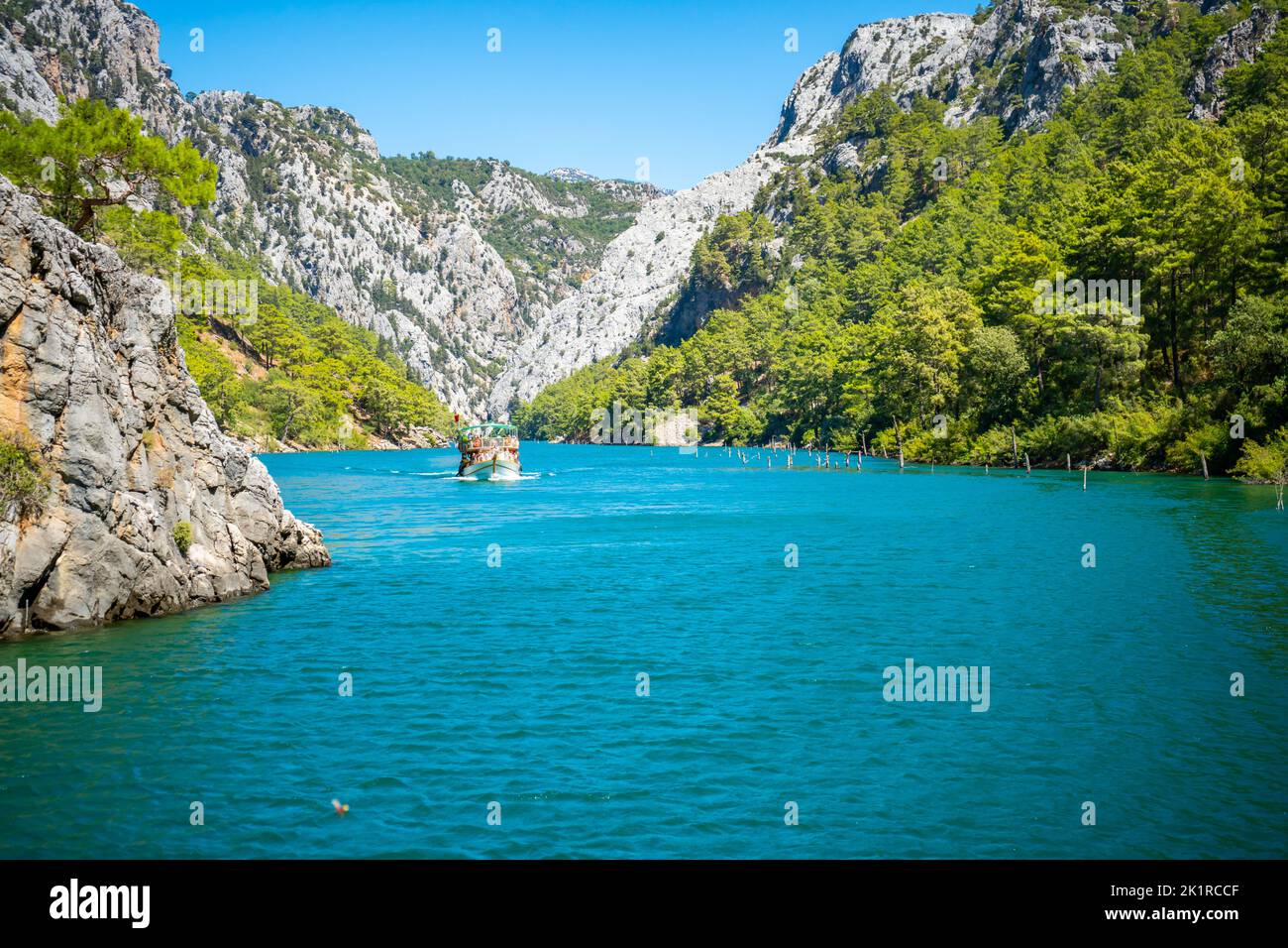 Mountain Lake Emerald Water Reservoir Behind The Dam Oymapinar Green mountain-lake-emerald-water-reservoir-behind-the-dam-oymapinar-green