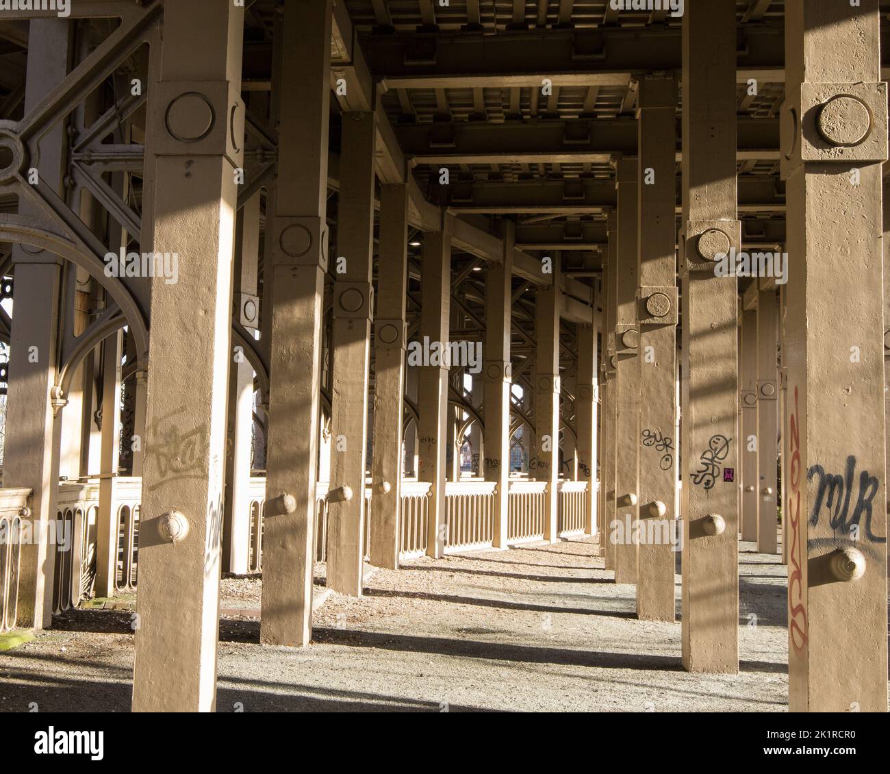 Newcastle Upon Tyne - High Level Bridge Stock Photo