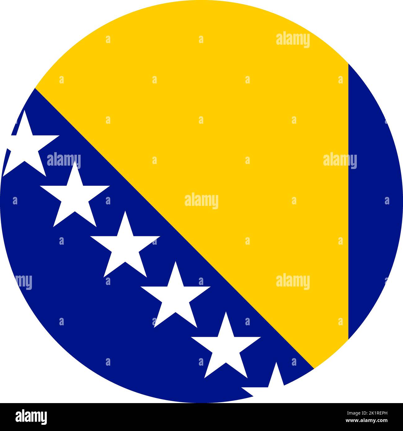 Bosnian national flag Stock Vector Images - Alamy