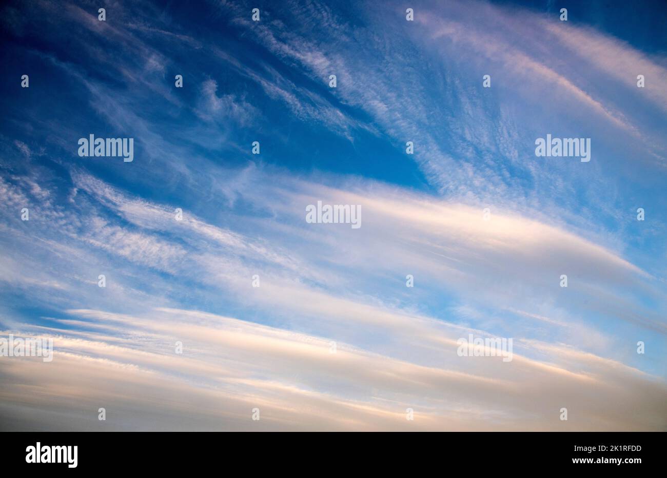 Cielo di Sardegna al tramonto Stock Photo