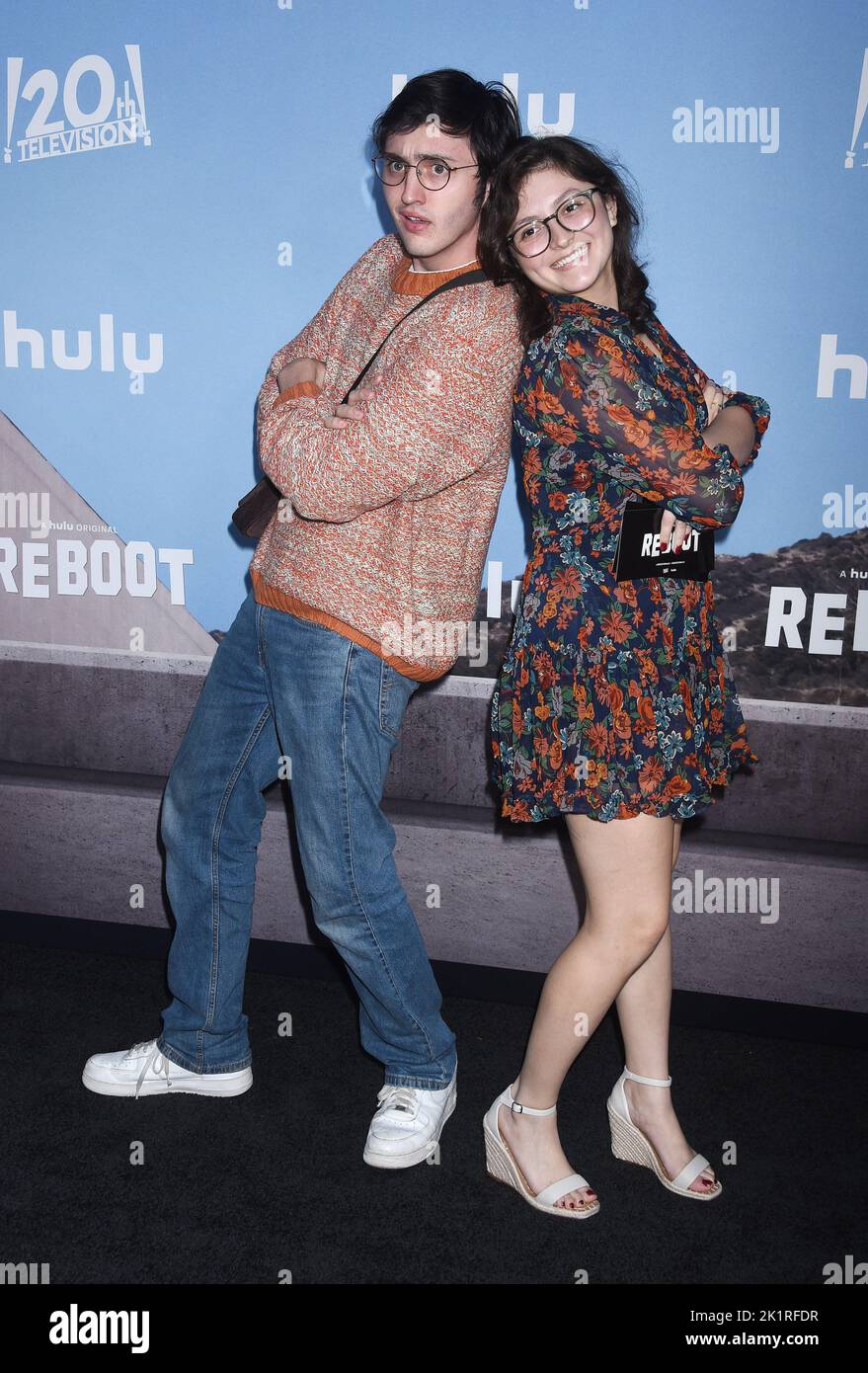 Los Angeles, USA. 19th Sep, 2022. Gianni Decenzo and Melissa Rivera ...