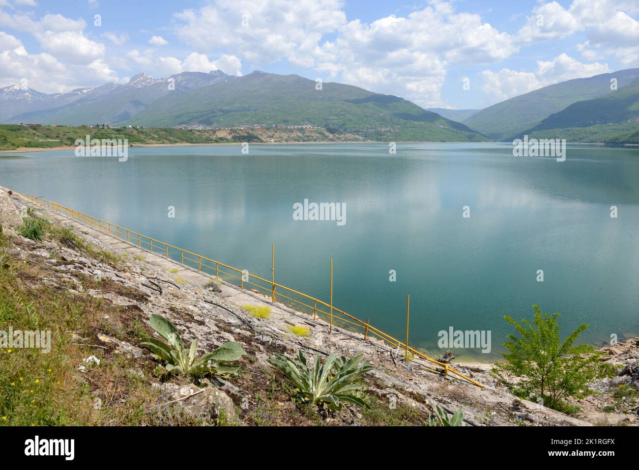 View at lake Debar in North Macedonia Stock Photo