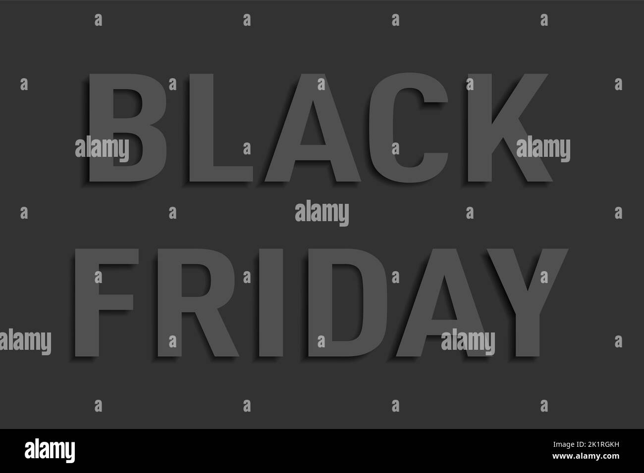 black friday on dark background. Vector illustration Stock Vector