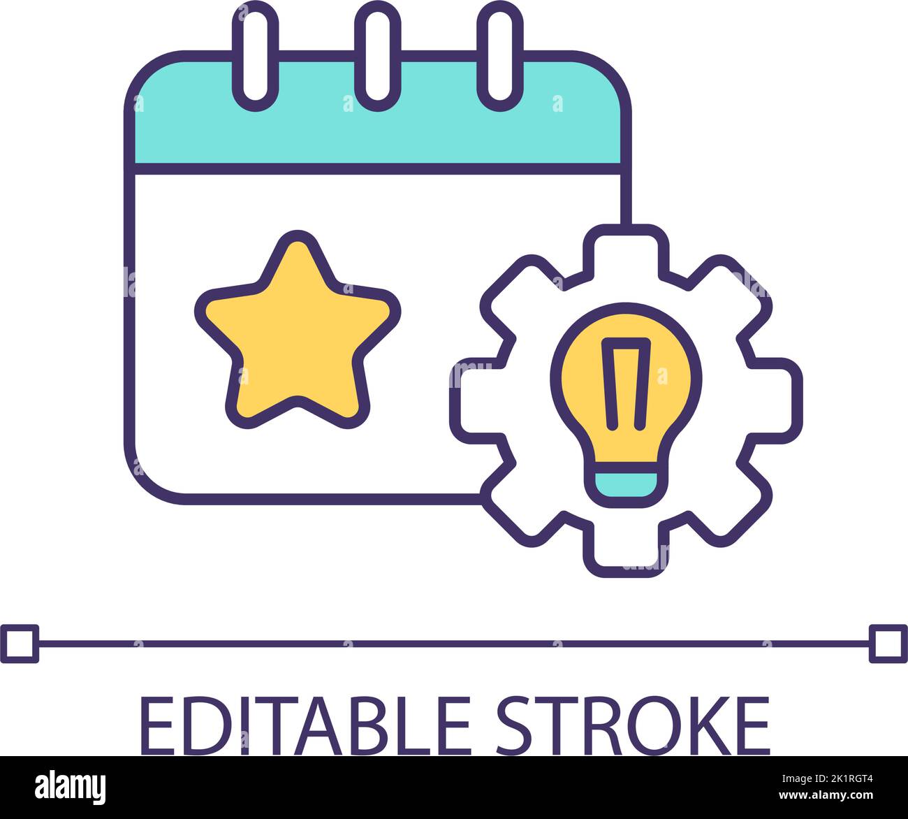 Innovations in events planning RGB color icon Stock Vector Image & Art ...