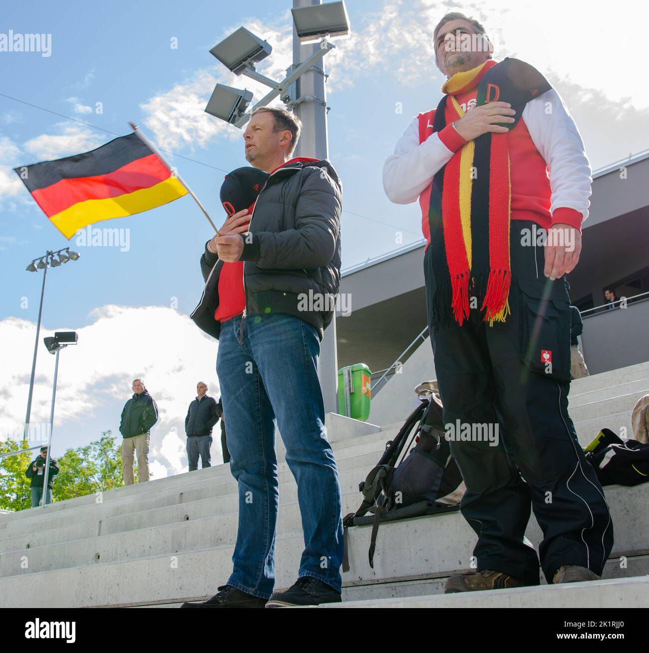 National anthem baseball hi-res stock photography and images
