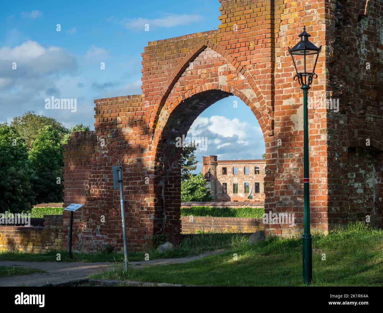 Ruins of monastery and castle buildings in Dargun, Mecklenburg-Western Pomerania, Germany Stock Photo
