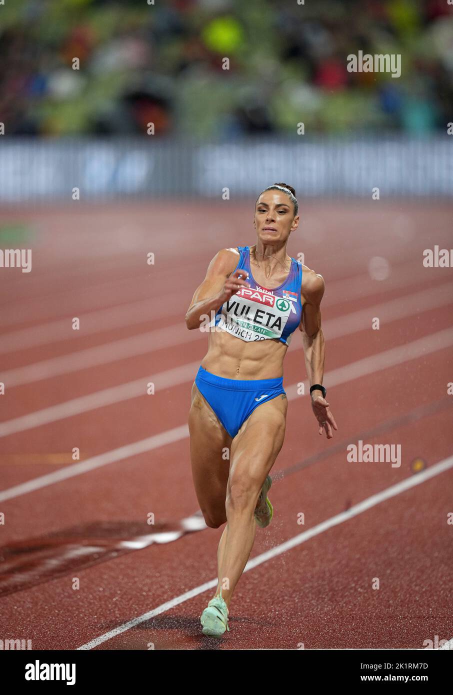 Ivana Spanovic participating in the long jump of the European Athletics