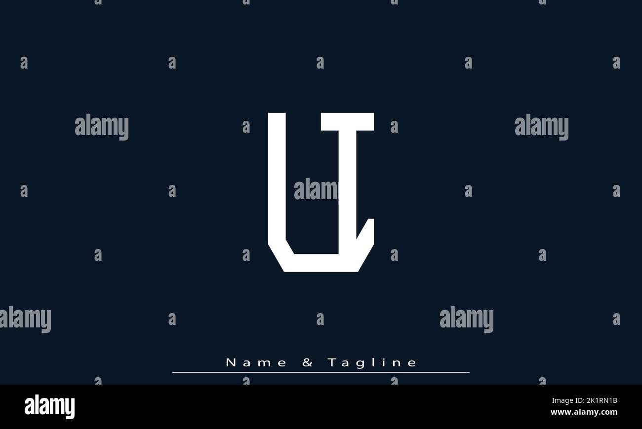 Alphabet letters Initials Monogram logo LI , IL Stock Vector
