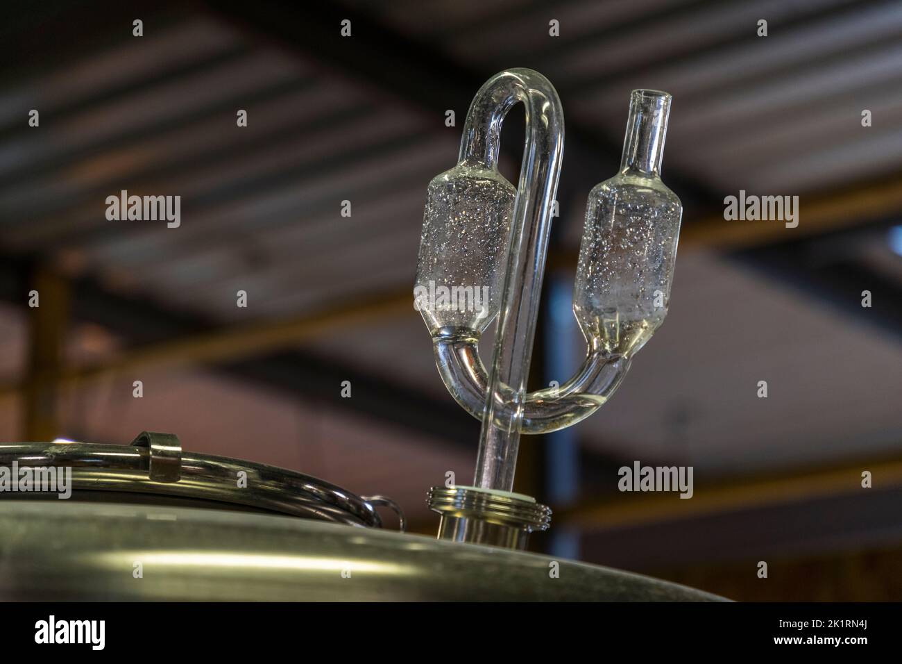 The Naùera Brewery in Lousteau, Lesparre-Médoc, France Stock Photo