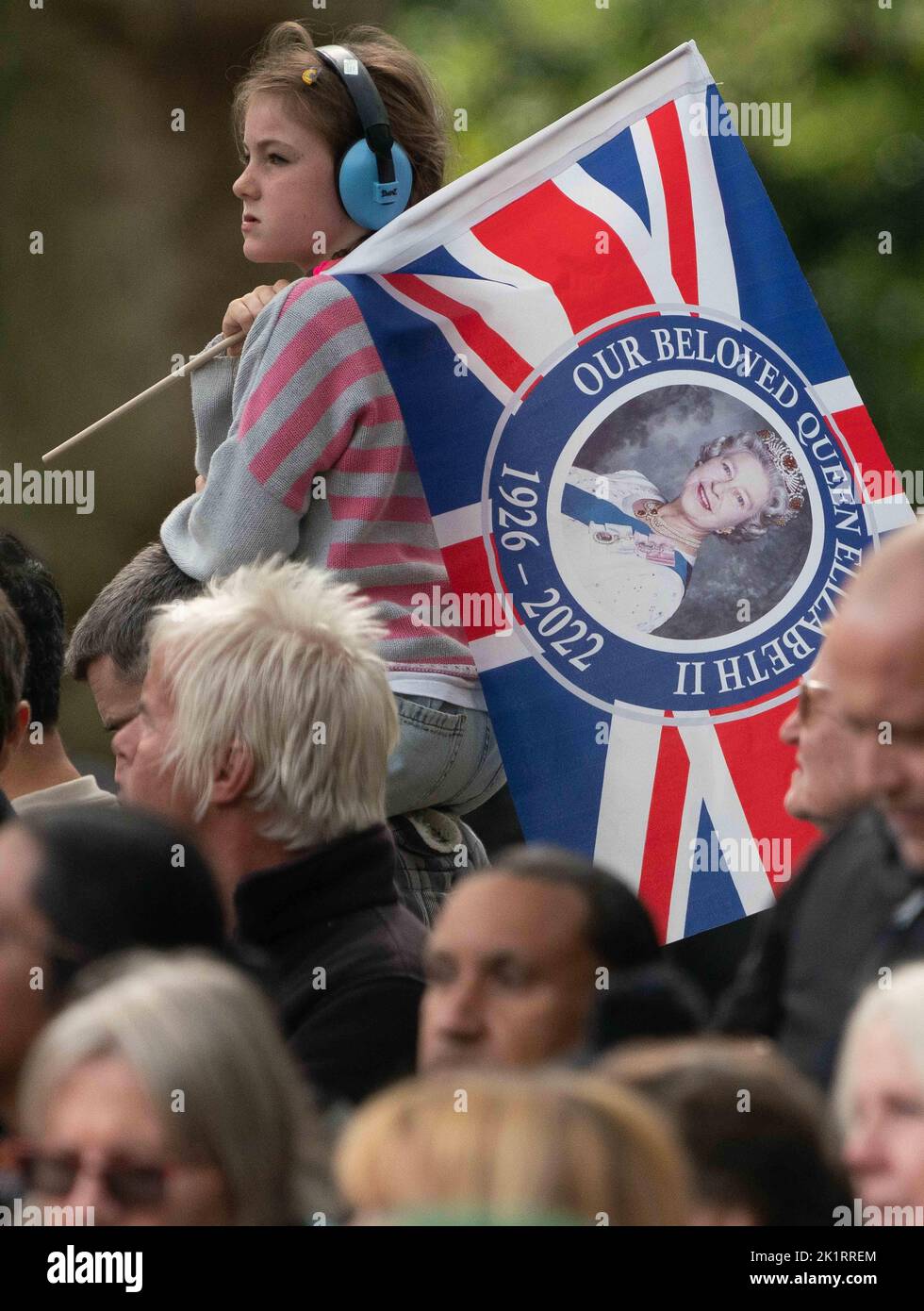 The funeral of Queen Elizabeth II in London 19/09/2022 Stock Photo
