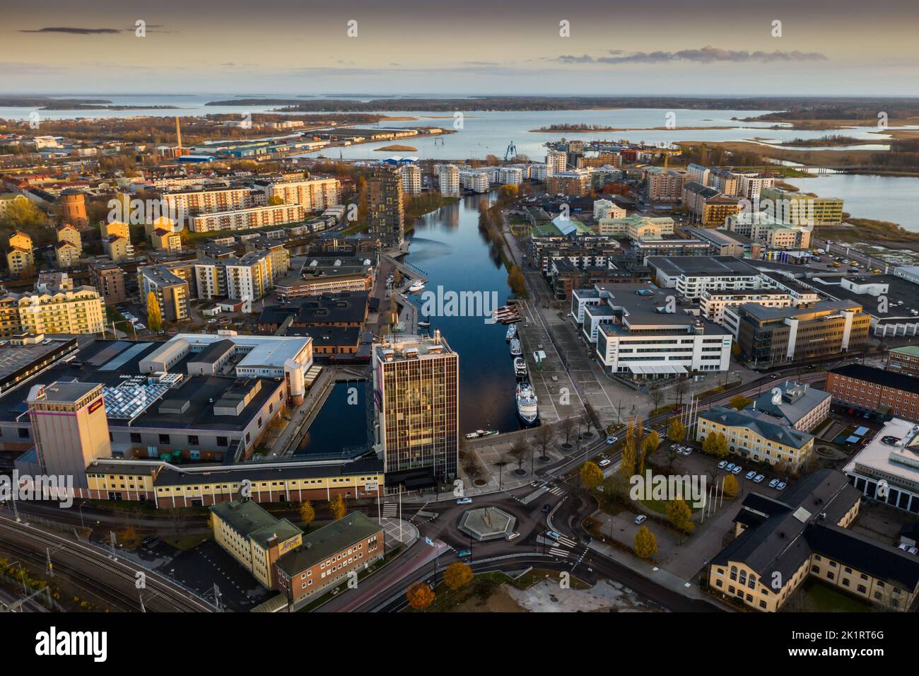 A bird's eye view of the Helsinki cityscape in Finland Stock Photo - Alamy