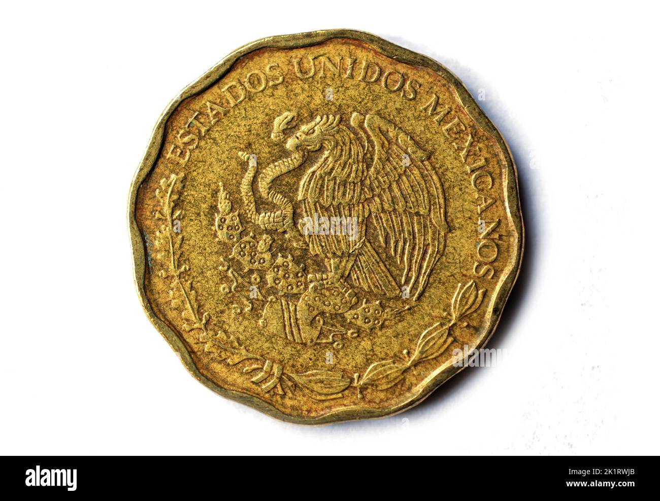 Photo coins Mexico,  2004,50 Centavos, Stock Photo