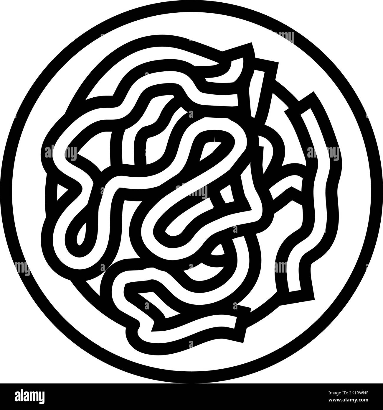 Pasta Sweet Potato Line Icon Vector Illustration Stock Vector Image pasta-sweet-potato-line-icon-vector-illustration-stock-vector-image