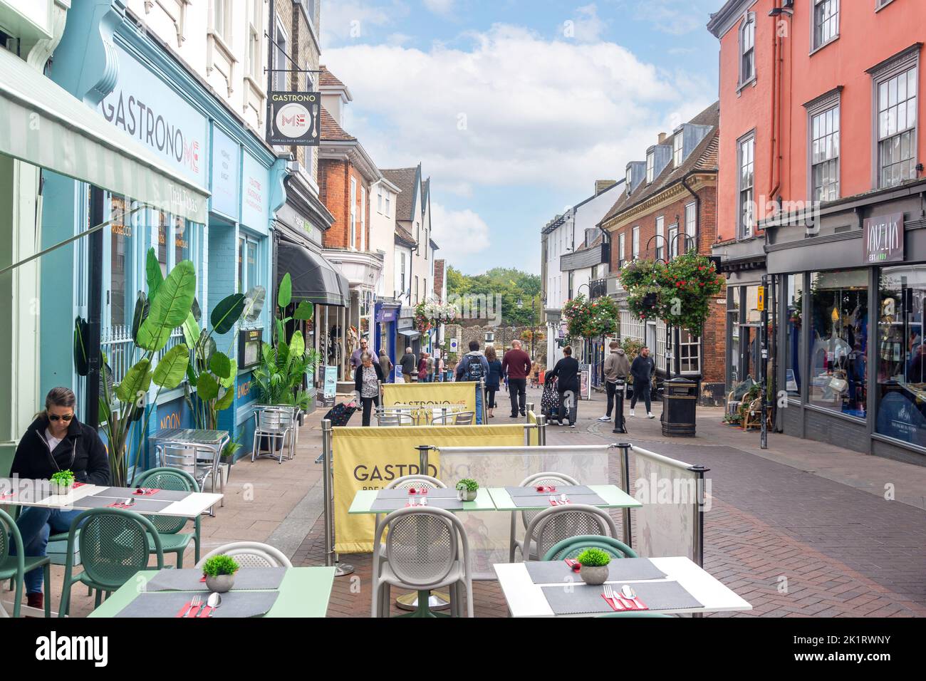 Gastrono Restaurant, Abbeygate Street, Bury St Edmunds, Suffolk, England, United Kingdom Stock Photo