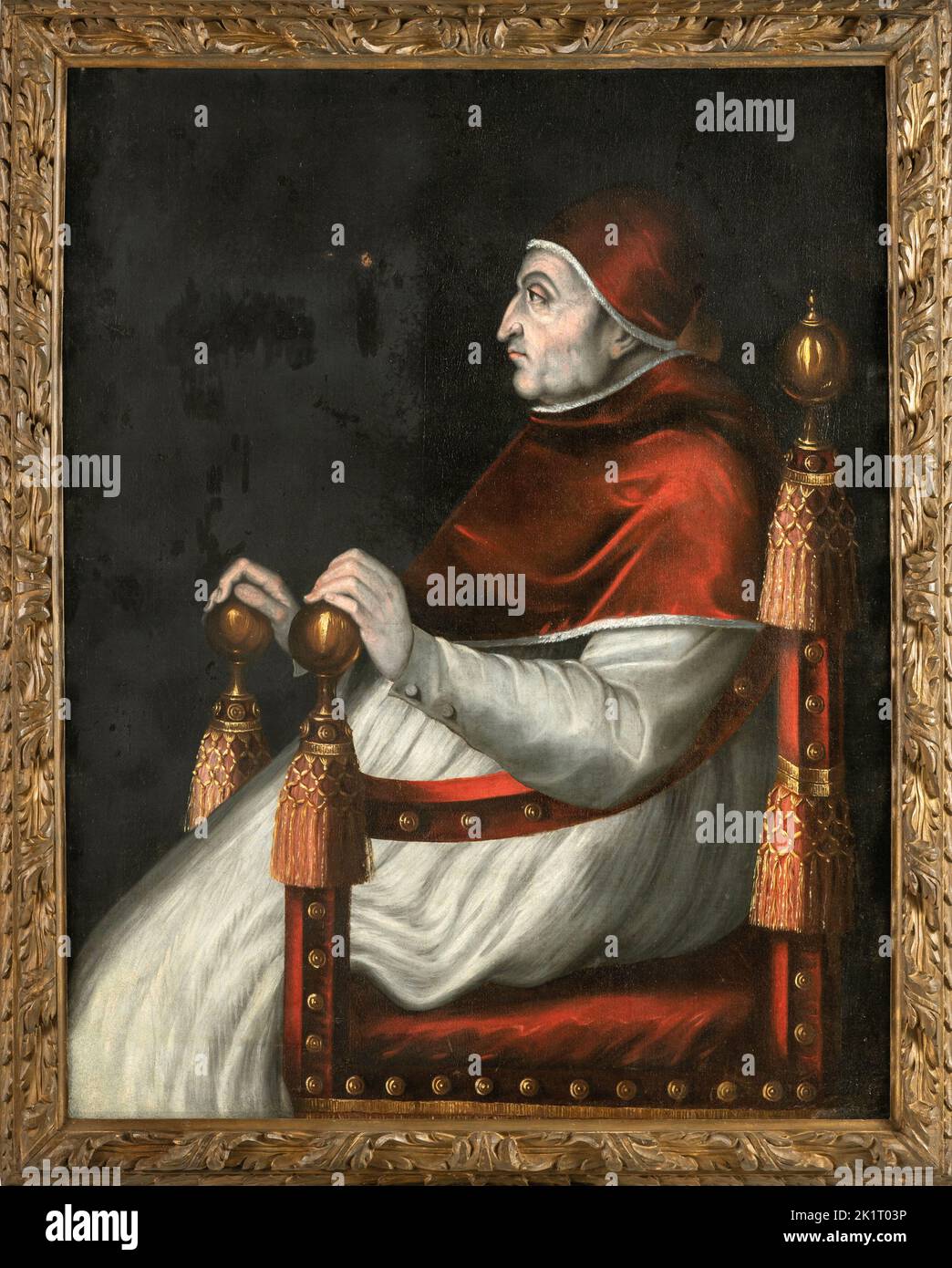 Portrait of Pope Alexander VI (1431-1503). Museum: PRIVATE COLLECTION. Author: Cristofano Dell'Altissimo. Stock Photo