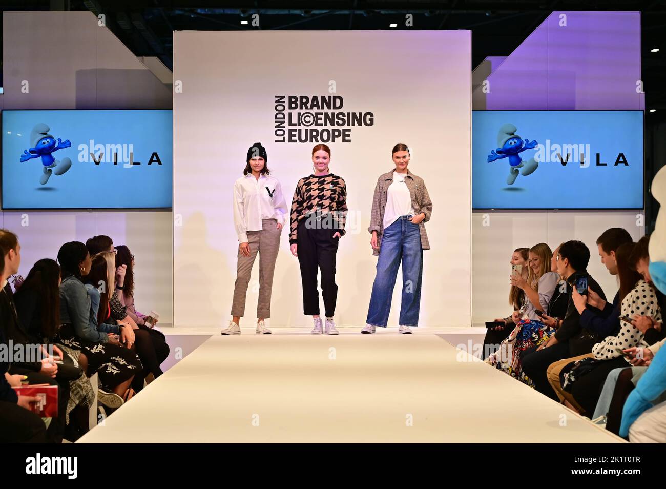 London, UK, 20/09/2022, Collaborations catwalk show at Brand Licensing Europe’s at Excel London, UK. - London, UK. 20th September 2022. Stock Photo