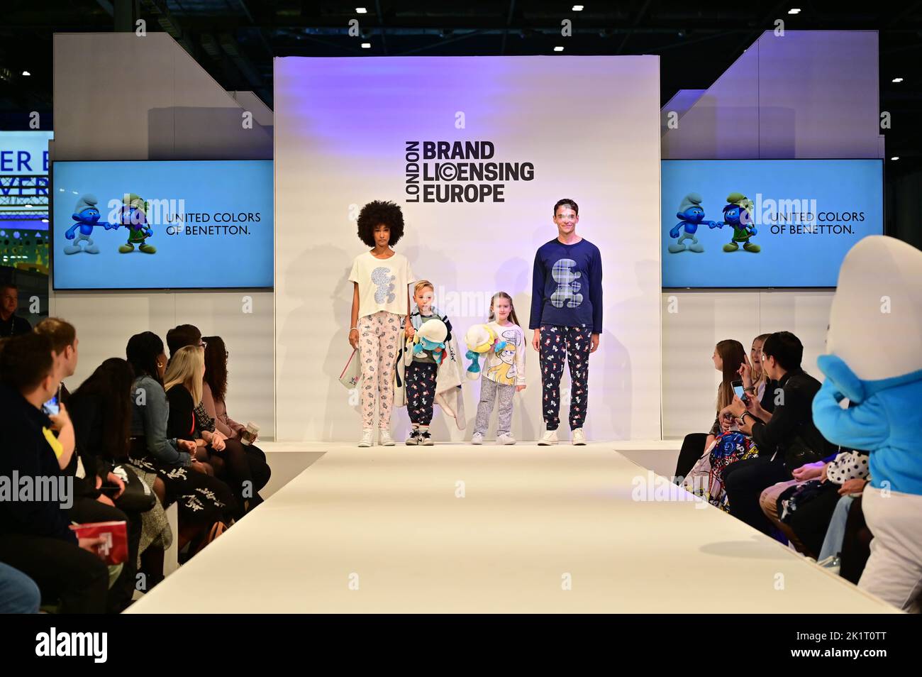 London, UK, 20/09/2022, Collaborations catwalk show at Brand Licensing Europe’s at Excel London, UK. - London, UK. 20th September 2022. Stock Photo