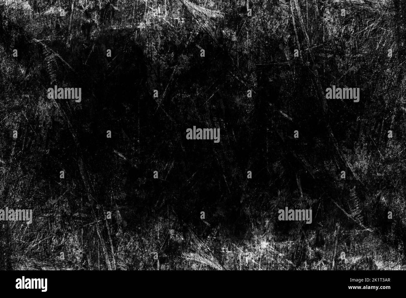Grunge dirty scratch mask texture photo frame, Black scratched background for overlay graphic effect element. Stock Photo