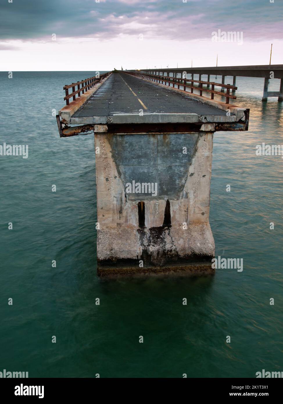 Seven mile bridge stock photo alamy