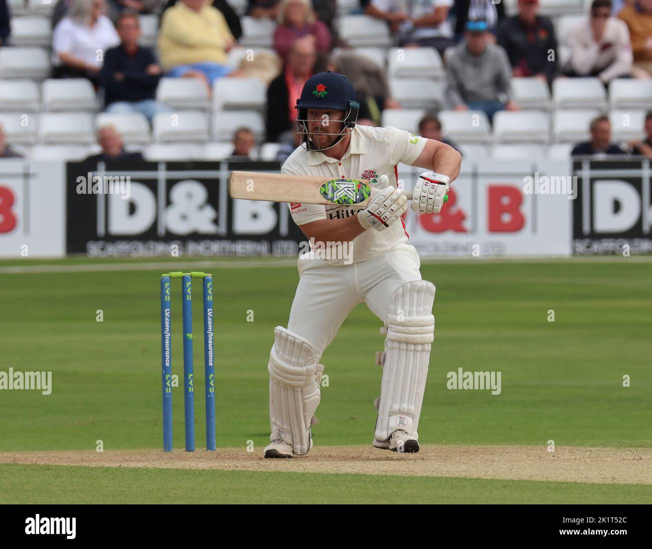 Chelmsford, UK. 01st Feb, 2018. CHELMSFORD ENGLAND - SEPTEMBER 20 :Steven Croft of Lancashire CCC during LV= COUNTY CHAMPIONSHIP - DIVISION ONE Day One of 4 match between Essex CCC against Lancashire CCC at The Cloud County Ground, Chelmsford on 20th September, 2022 Credit: Action Foto Sport/Alamy Live News Stock Photo