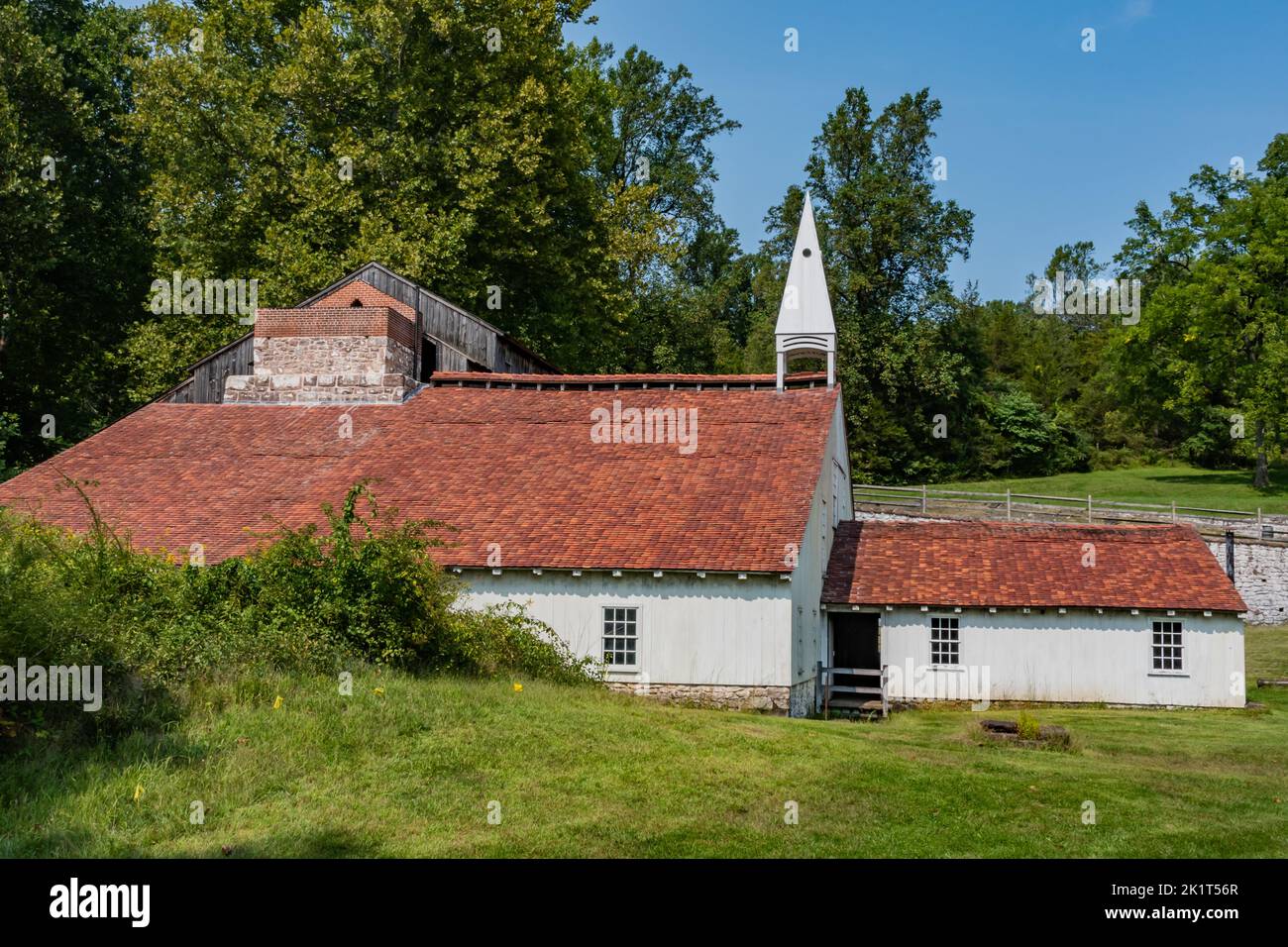 The Furnace Stack and Cast House, Hopewell Furnace National Historic