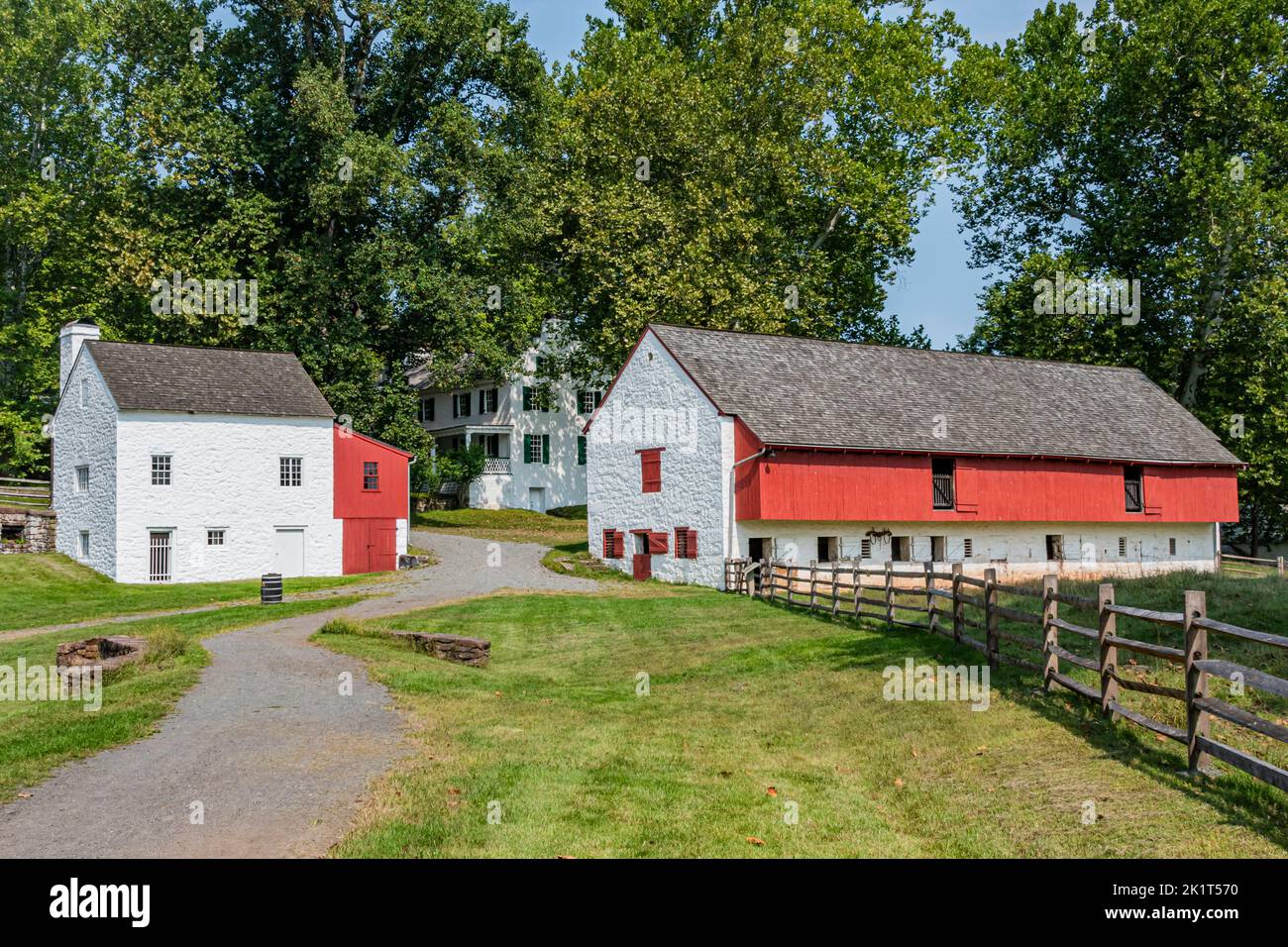 Strolling Through Historic Hopewell Village, Pennsylvania USA, Elverson