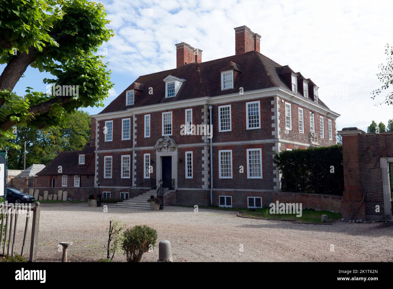 The Salutation in Sandwich, a Grade I-listed manor house designed by famous architect Sir Edwin Lutyens. Stock Photo