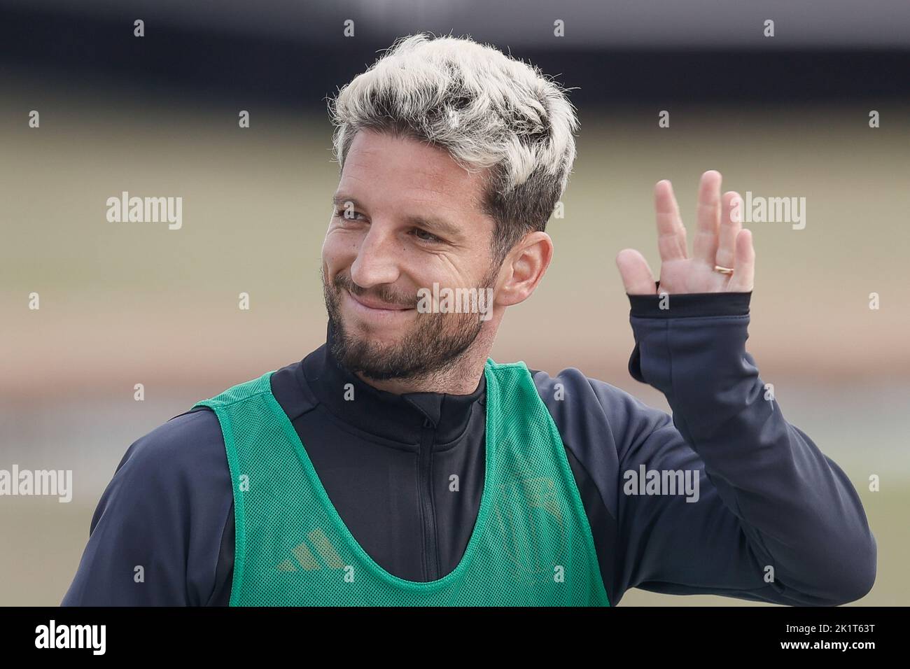 Tubize, Belgium, 20/09/2022, Belgium's Dries Mertens pictured during a training session of the Belgian national soccer team the Red Devils, Tuesday 20 September 2022, in Tubize, in preparation of the Nations League matches against the Netherlands and Wales. BELGA PHOTO BRUNO FAHY Stock Photo