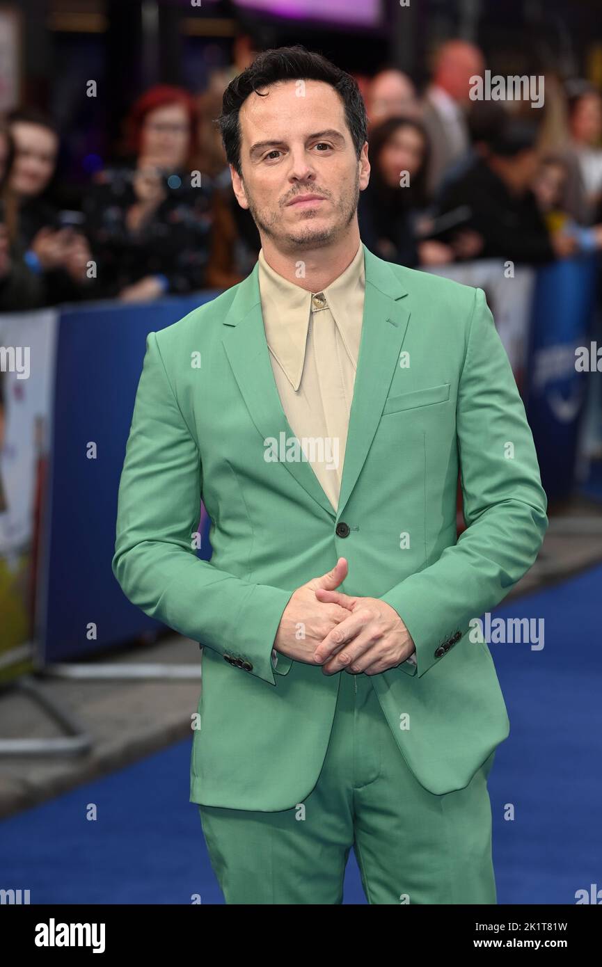 September 20th, 2022. London, UK. Andrew Scott arriving at the Catherine Called Birdy UK Premiere, Curzon  Mayfair, London. Credit: Doug Peters/EMPICS/Alamy Live News Stock Photo