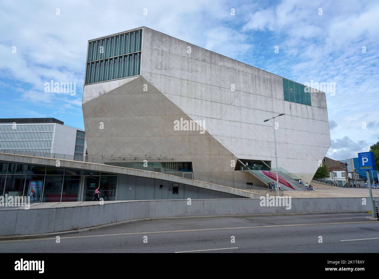View of the Casa da Música, Porto, Portugal. Home of the Porto National ...