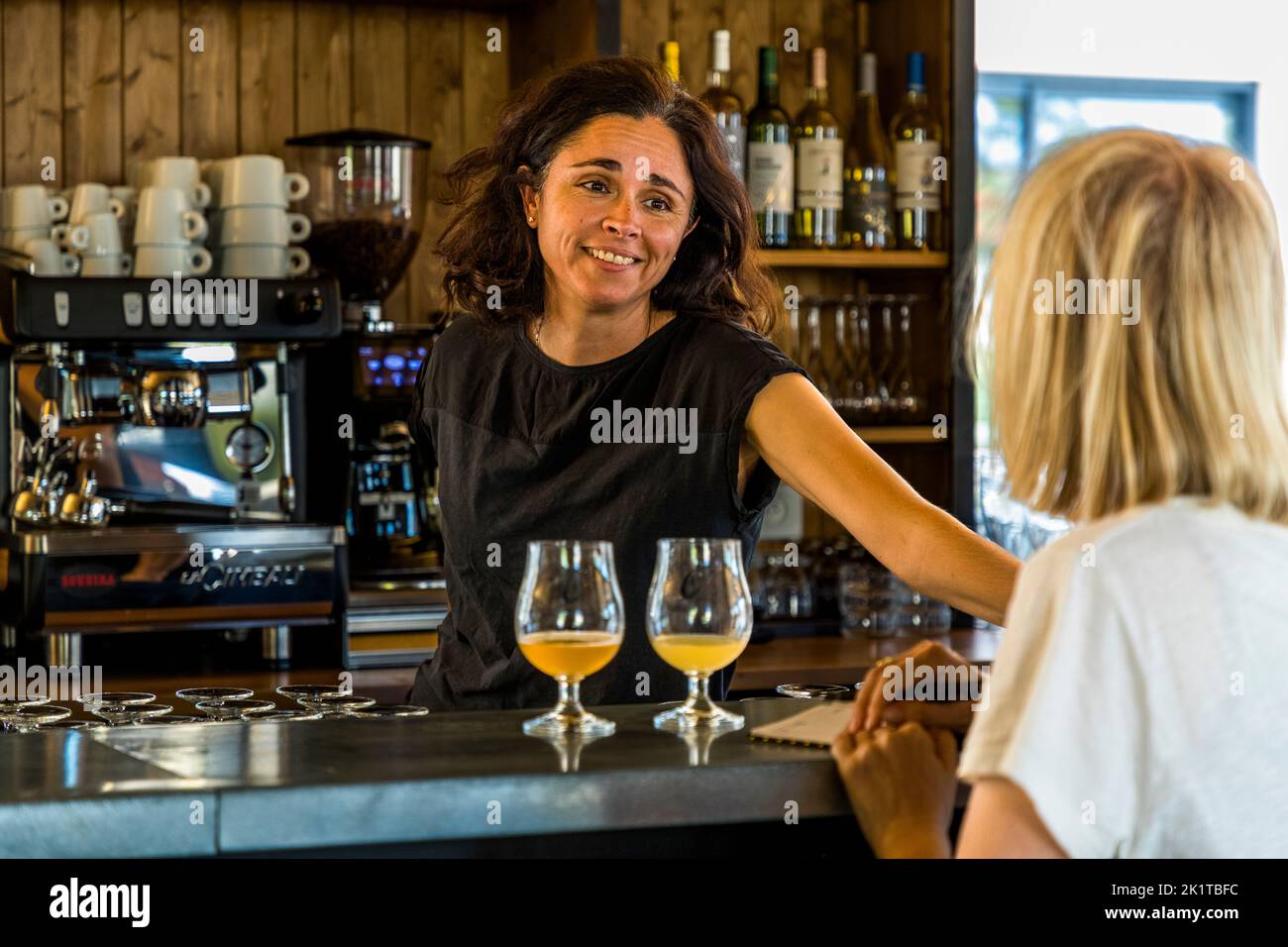 Brewery Les Brasseurs de l'Océan in Lacanau, Lesparre-Médoc, France Stock Photo