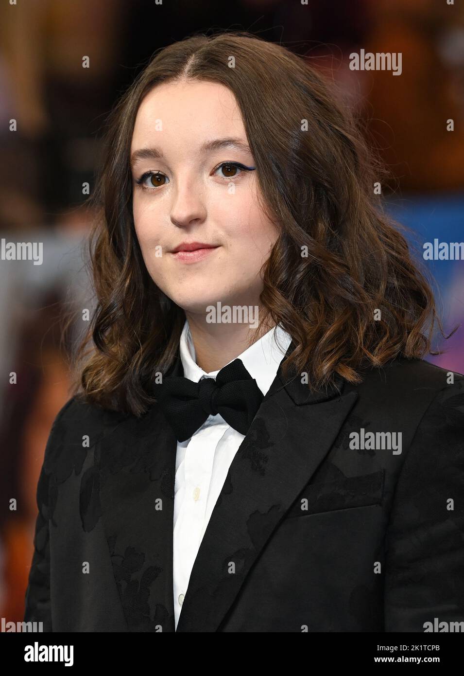 September 20th, 2022. London, UK. Bella Ramsey arriving at the Catherine Called Birdy UK Premiere, Curzon  Mayfair, London. Credit: Doug Peters/EMPICS/Alamy Live News Stock Photo