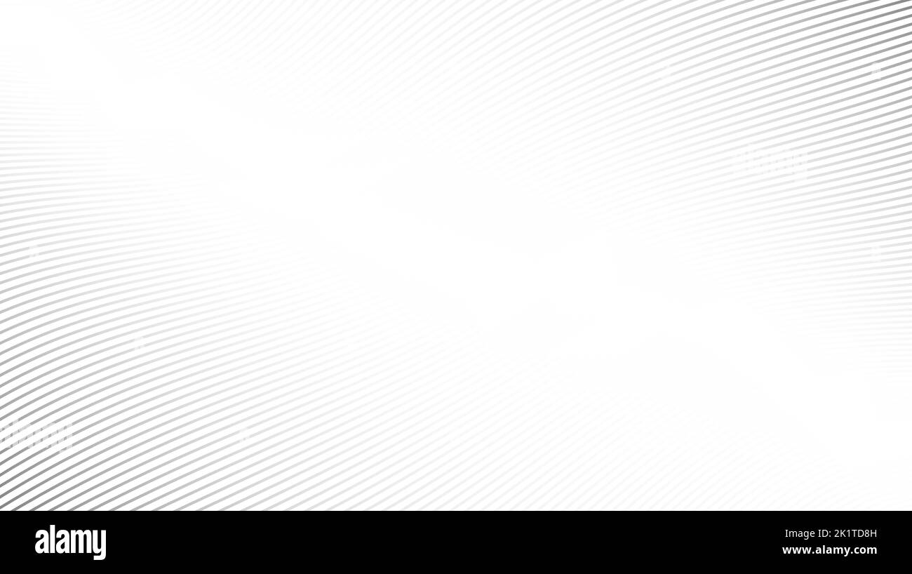 Wavy lines background. Abstract gray stripes texture. Warped and curved