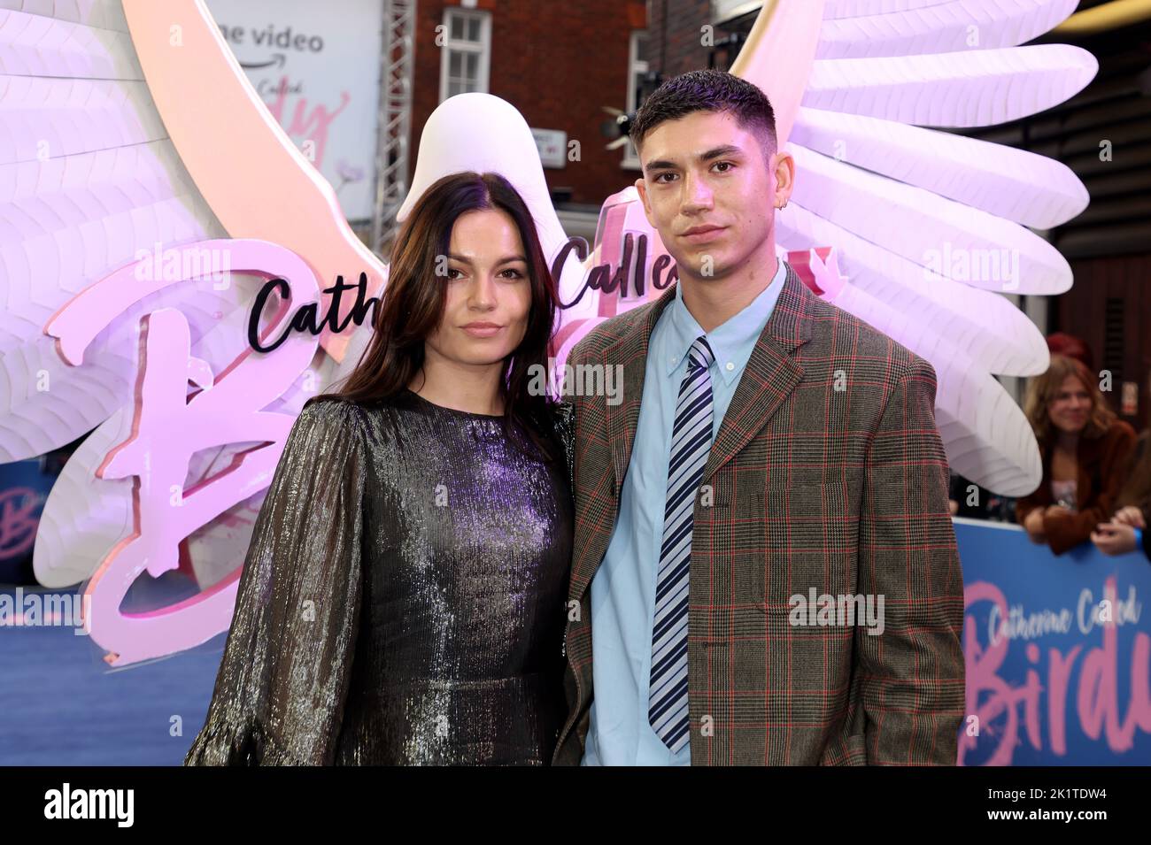Annie O'Hara and Archie Renaux attending the UK premiere of Catherine
