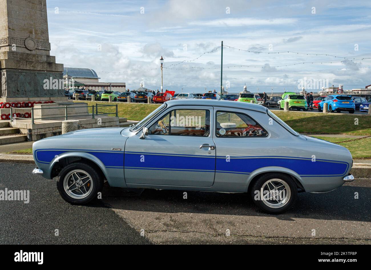 Ford Escort Mark 1 RS2000. Blackpool Ford Day 2022. Stock Photo
