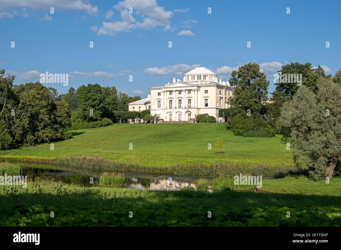 Pavlovsk Palace in the Pavlovsk State Museum-Reserve Stock Photo - Alamy