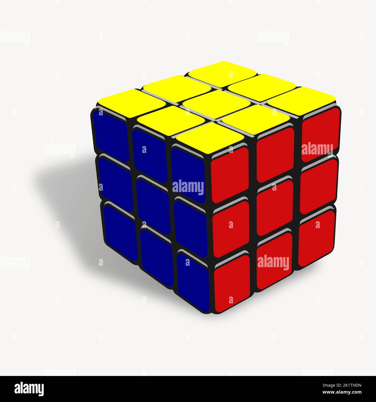 Vector Cube Puzzle Puzzle cube collage element illustration vector Stock Vector Image ...